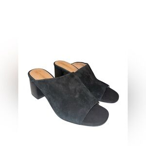 Halogen Faye Slide Suede Heels -Size 7